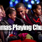 barack-michelle-obama-family-pretending-attending-church-easter-christmas-loungin-nappin-islam-mosque-muslim