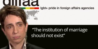 US State Dep’t LGBT Speaker Calls For The End Of The Marriage Institution US State Dep’t LGBT Speaker Calls For The End Of The Marriage Institution
