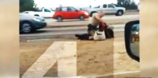 Shock Video Shows California Highway Patrolman Mercilessly Beating Unarmed Woman Shock Video Shows California Highway Patrolman Mercilessly Beating Unarmed Woman