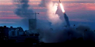 Missiles From Gaza Rain Down On Israel As Iron Dome Intercepts Missiles From Gaza Rain Down On Israel As Iron Dome Intercepts