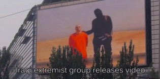 China Playing Foley Beheading On Giant Outdoor TV To Warn It’s People About ISIS (VIDEO) China Playing Foley Beheading On Giant Outdoor TV To Warn It’s People About ISIS (VIDEO)