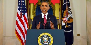Photo From Last Night’s Speech Reveals Obama Wearing A ‘Head Of Horns’ Photo From Last Night’s Speech Reveals Obama Wearing A ‘Head Of Horns’