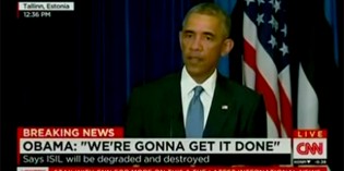 Listen As ‘Zombie Obama’ Mumbles And Sleeps His Way Through ISIS Sound Bite (VIDEO) Listen As ‘Zombie Obama’ Mumbles And Sleeps His Way Through ISIS Sound Bite (VIDEO)