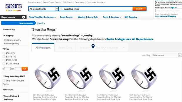 venta al por menor-gigantes-sears-quita-nazi-rings-for-sale-de-sitio web-el antisemitismo-hitler