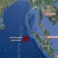 Epicenter of earthquake off the coast of northern Sumatra