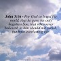 John 3 16