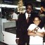 Ten year-old Obama with his father Barack Obama Sr. This is the first and last time Obama would see his father