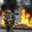 Soldiers also clashed with demonstrators in the town of Naameh, south of Beirut, and two civilians were wounded.