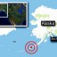 Frightening: The earthquake hit just over 1,000 miles south west of Anchorage