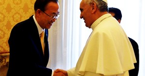 UN Chief Moon Hails Pope Francis As A ‘Global Spiritual Leader’ UN Chief Moon Hails Pope Francis As A ‘Global Spiritual Leader’