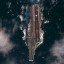 This satellite image provided by the the DigitalGlobe Analysis Center shows the Chinese aircraft carrier Shi Lang (Varyag) sailing in the Yellow Sea. The picture was acquired Dec. 8 by DigitalGlobe's QuickBird satellite.