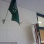 Disrespectful: A picture posted online shows the Saudi flag raised higher than the U.S. flag
