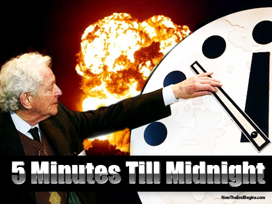 Doomsday Clock Ticking Toward Midnight