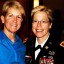 Brig. Gen. Tammy S. Smith and her wife, Tracey Hepner. General Smith is the first openly gay officer of flag rank in the U.S. military.