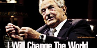 New World Order! George Soros To Kick Off ‘Change The World’ Event Friday New World Order! George Soros To Kick Off ‘Change The World’ Event Friday