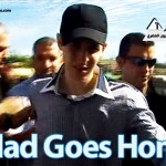 In this image from Egypt TV Tuesday Oct 18 2011 Israeli soldier Gilad Schalit is seen at an undisclosed location in the Gaza- Egypt border area accompanied by Hamas guards as he is moved in to Egypt from captivity in Gaza beginning an elaborate prisoner swap deal in which hundreds of Palestinian inmates are to be freed in return for the captured tank crewman. (AP Photo/ Egypt TV)