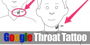 Google Files For Patent On Scary Looking Mark Of The Beast Style RFID Throat Tattoo Google Files For Patent On Scary Looking Mark Of The Beast Style RFID Throat Tattoo
