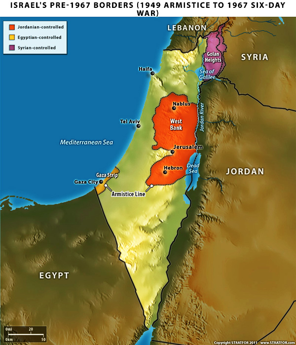 israel-pre-1967-borders-1949-armistice-day-six-day-war