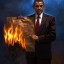 The Controversial Painting ‘One Nation Under Socialism’ (Photo Credit: John McNaughton / http://McNaughtonArt.com)