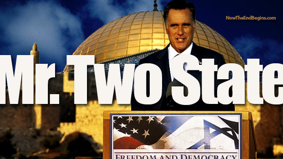 REVEALED! Mitt Romney Set To Endorse A PALESTINIAN STATE At RNC Convention