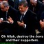 President Mohammed Morsi at prayer on October 19 at el-Taneim Mosque in Matrouh governorate (photo credit: MEMRI screenshot)