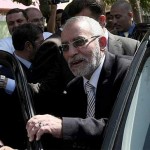 The Muslim Brotherhood, the biggest winner in the first round of Egypt's elections, will to take to the streets if there is any attempt to manipulate results, says its leader Mohammed Badei (pictured). (AFP Photo/Mahmud Hams)