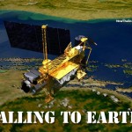 An artist's concept of the Upper Atmosphere Research Satellite (UARS) satellite in space. The 6 1/2-ton satellite was deployed from space shuttle Discovery in 1991 and decommissioned in December 2005
