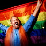 Huge crowds gathered in New York's West Village as gay marriage became legal
