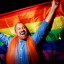 Huge crowds gathered in New York's West Village as gay marriage became legal