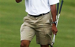Obama Goes Golfing on Memorial Day Obama Goes Golfing on Memorial Day