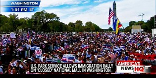 Obama Opens Mall For Illegal Immigrant Rally, But Arrests Vets At War Memorial Obama Opens Mall For Illegal Immigrant Rally, But Arrests Vets At War Memorial