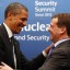 US President Barack Obama (L) shakes hands with Russian President Dmitry Medvedev in a bilateral meeting before attending the 2012 Nuclear Security Summit in Seoul March 26, 2012. — Photo by Reuters