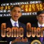 Look at the amount on the debt clock on this photo form a year ago, and see how many more trillions in debt we've acquired under Obama