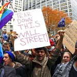 Starting off: About 500 Occupy Wall Street protesters marched from a New York park to the stock exchange for a protest that the movement against economic inequality hoped would attract thousands of people
