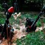 Gazan terrorists prepare to launch rockets toward Israel