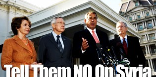 Tell Congress NO On Aiding Al-Qaeda Syrian Rebels Tell Congress NO On Aiding Al-Qaeda Syrian Rebels