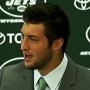 Tim Tebow at the New York Jet's press conference March 26, 2012