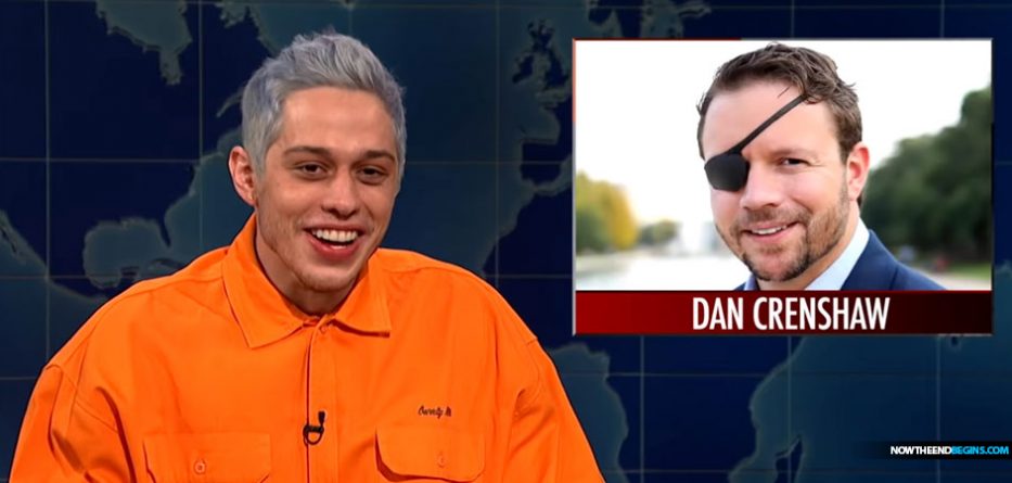 pete-davidson-saturday-night-live-mocks-texas-republican-candidate-navy-seal-dan-crenshaw-lost-eye-liberals-democrats-red-wave