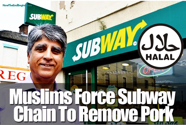 Muslims Force Sandwich Giant Subway To Remove All Bacon 