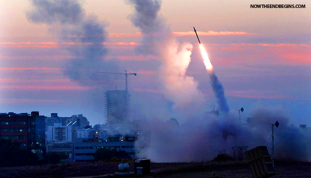 israel-iron-dome-intercepts-grad-rocket-hamas-fired-over-tel-aviv