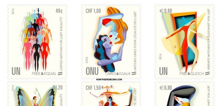 United Nations Releases 'Free And Equal' Postal Stamps Promoting LGBT ...