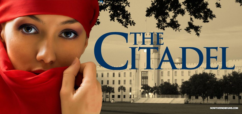 citadel-military-school-south-carolina-considers-allowing-hijab-women-student-cadets-islam-in-america-sharia-law-nteb