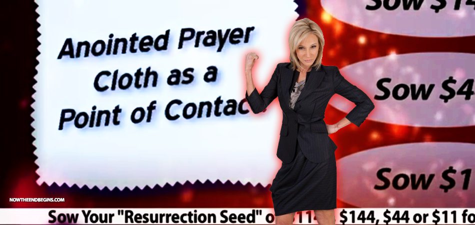 false-teacher-paula-white-anointed-prayer-cloth-lazarus-seed-scam-nteb