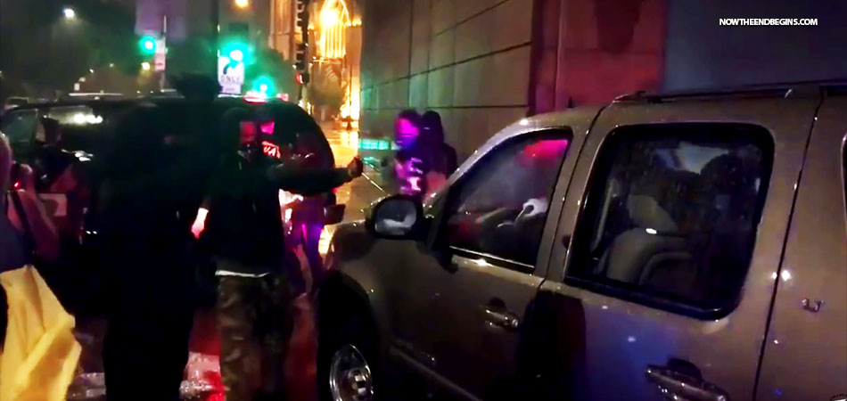 protesters-attack-donald-trump-motorcade-after-rally-in-minneapolis