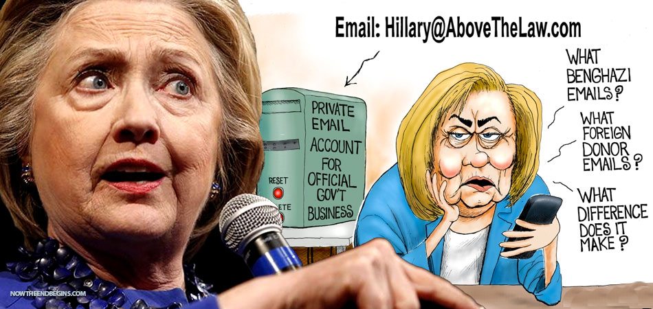 hillary-clinton-illegal-email-server-doj-allowed-laptops-destroyed