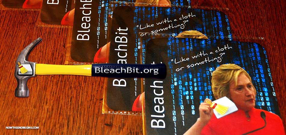 bleachbit-crooked-hillary-missing-emails-cloth-or-something-blackberry-hammer-clinton-foundation
