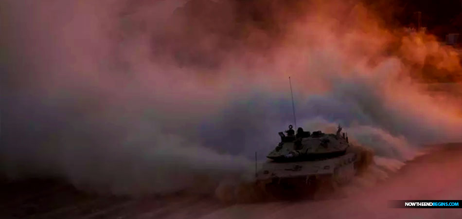 israel-idf-airstrikes-tank-gaza-strip-hamas-february-2018