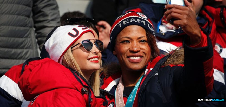 lauren-gibbs-ivanka-trump-attacked-by-liberals-democrats-selfie-olympic-games