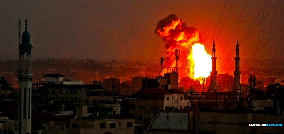 israel-air-force-idf-strikes-targets-gaza-strip-hamas-war-looms-nteb