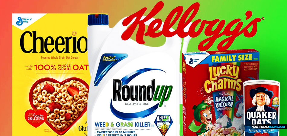 monsanto-roundup-glyphosate-kelloggs-quaker-oat-bran-breakfast-cereal-cancer-causing